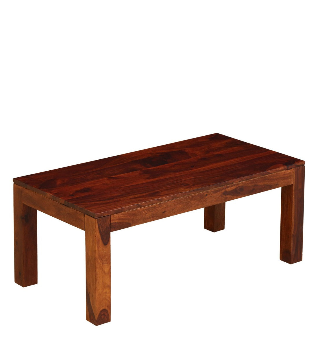 Laca Sheesham Wood Coffee Table For Living Room Finish - Rajwada Furnish