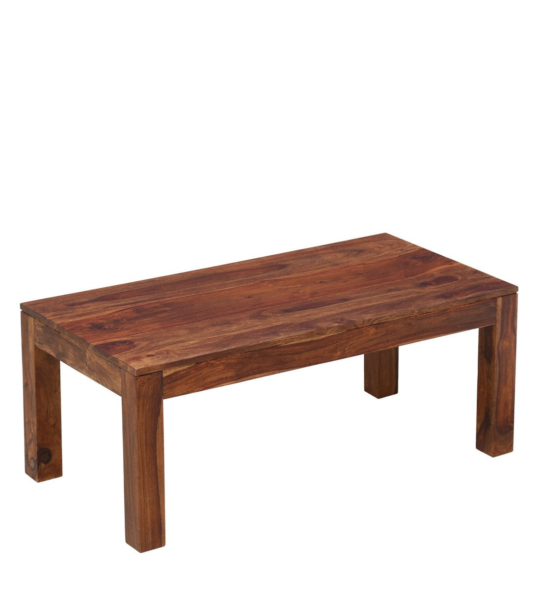 Laca Sheesham Wood Coffee Table For Living Room Finish - Rajwada Furnish