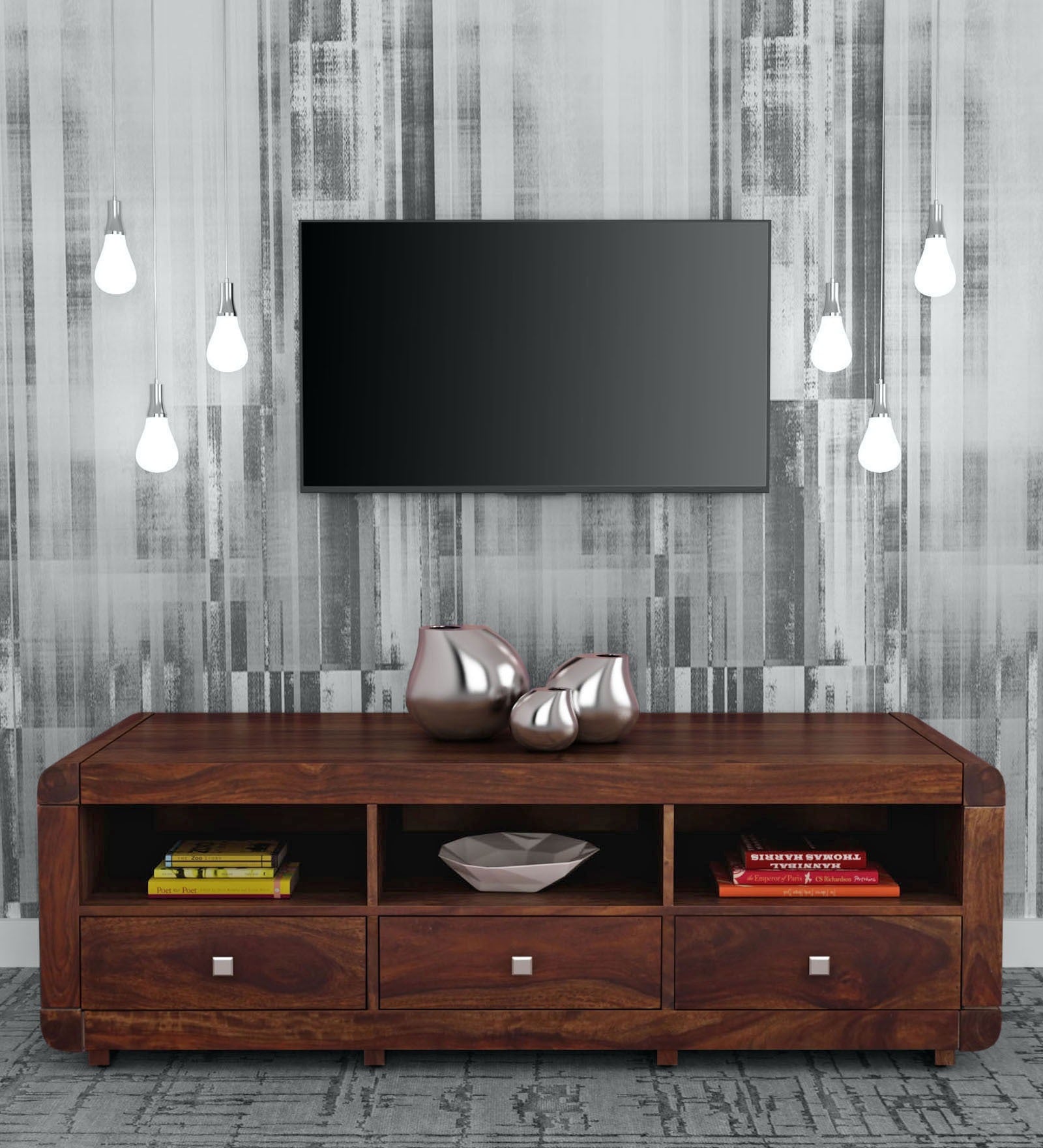 Ontorio Wooden Tv Unit Cabinet for Living & Bedroom - Rajwada Furnish