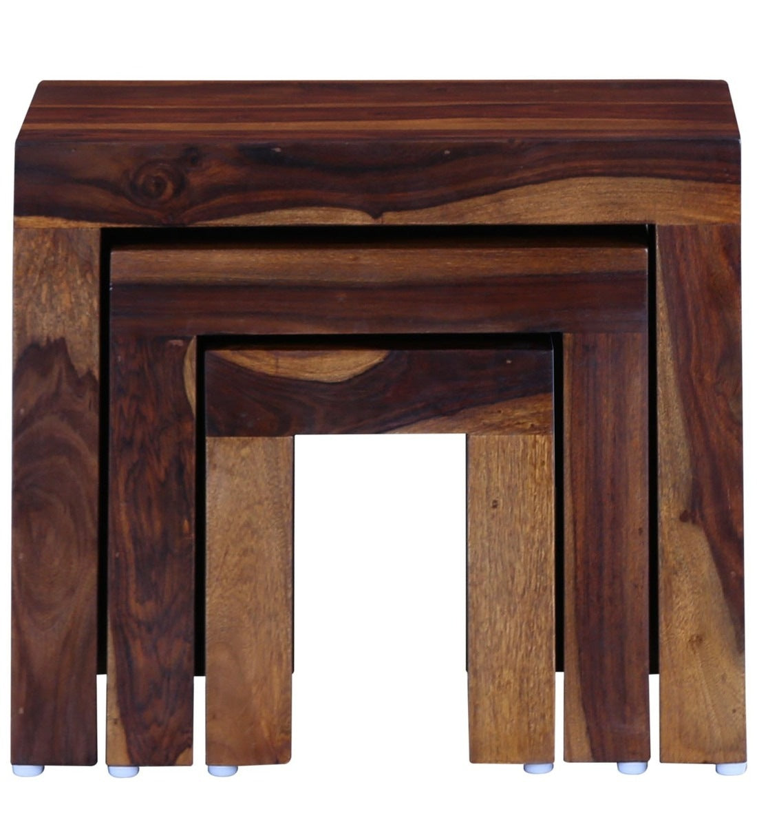 Acro Solid Wood Nest of Tables for Living Room - Rajwada Furnish