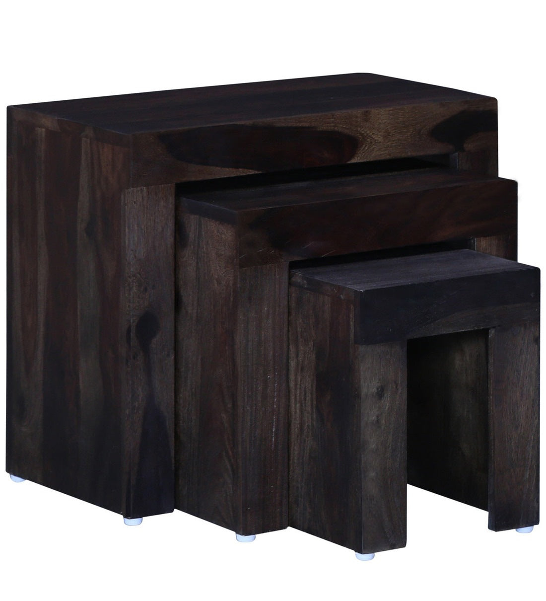 Acro Solid Wood Nest of Tables for Living Room - Rajwada Furnish